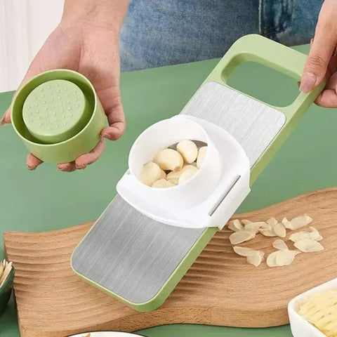 Multifunctional Stainless Steel Vegetable Slicer And Chopper - Kitchen Tool Designed For Food Preparation And Daily Cooking Routine