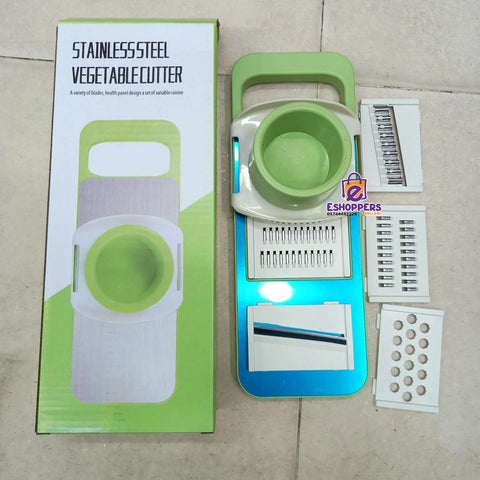 Multifunctional Stainless Steel Vegetable Slicer And Chopper - Kitchen Tool Designed For Food Preparation And Daily Cooking Routine